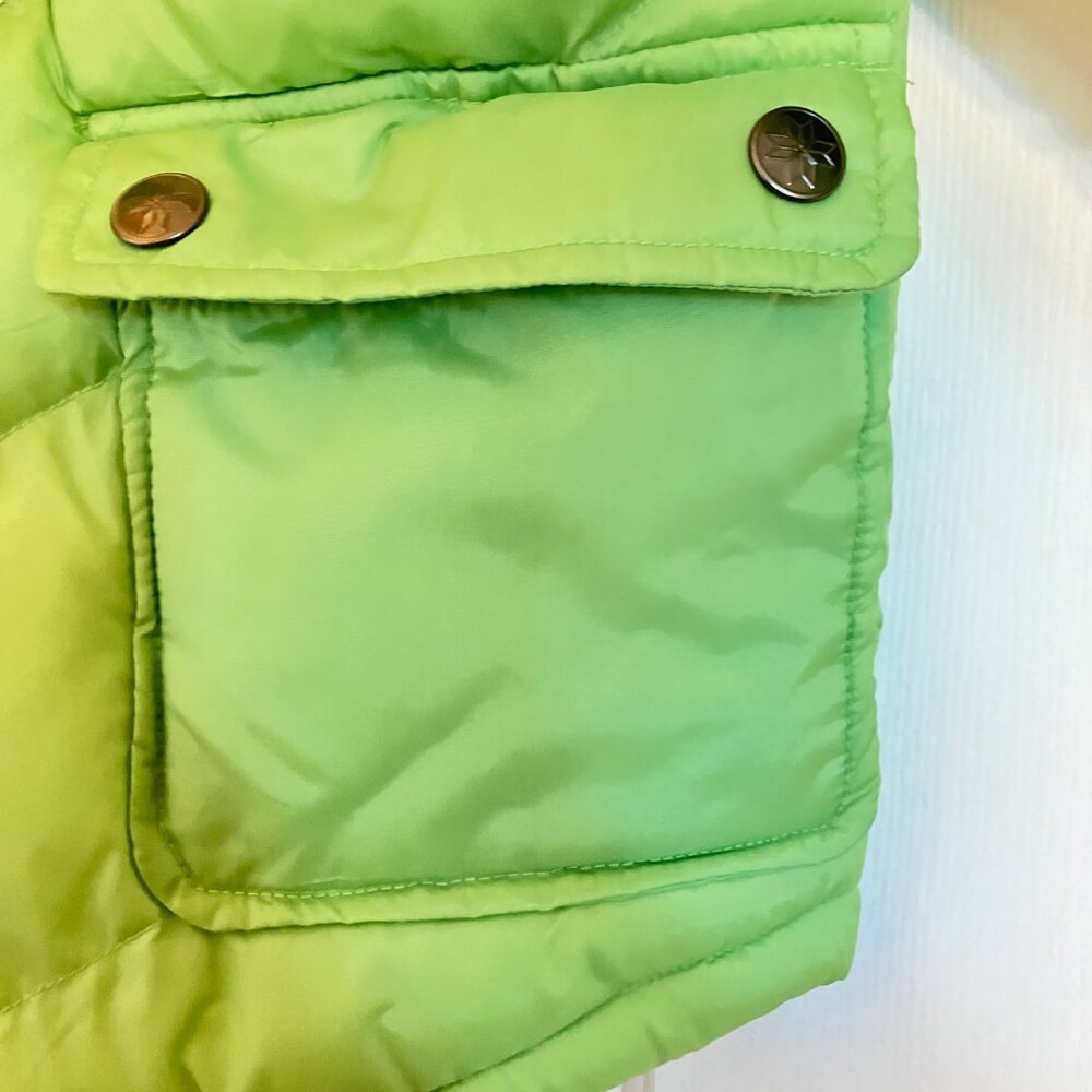 London Fog Girls sz. 5 Green and Pink Winter Coat - Picture 4 of 8